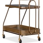 Commerce and Market Walnut Wine and Bar Cart