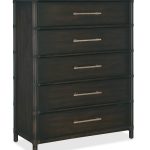 Retreat Pole Rattan Five-Drawer Chest
