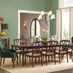 Charleston Rectangle Leg Dining Table w-2-22in Leaves