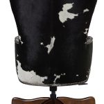Katherine Executive Swivel Tilt Chair with Black & White HOH
