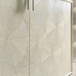Melange White Lotus Hall Chest