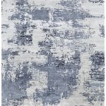 Zarah Modern Abstract, Blue/Ivory