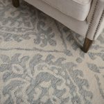 Belfort Traditional Floral & Botanical, Ivory/Gray