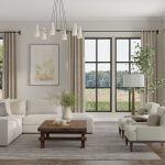 Lakewood Modern Solid, Black/Gray/Brown