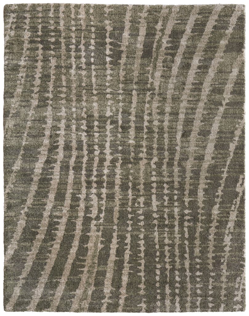 Skyview Modern Abstract, Green/Tan