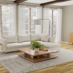 Brighton Modern Abstract, Ivory/Taupe/Silver