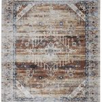 Melrose Transitional Distressed, Ivory/Red/Blue