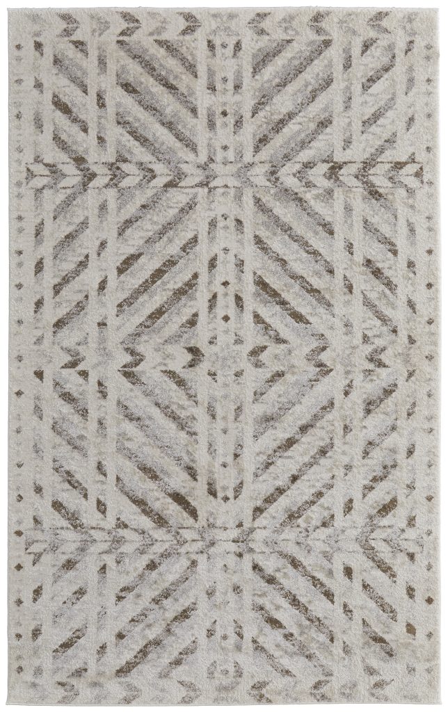Vancouver Modern Geometric, Ivory/Tan/Brown