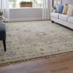 Fillmore Transitional Floral & Botanical, Brown/Tan/Blue