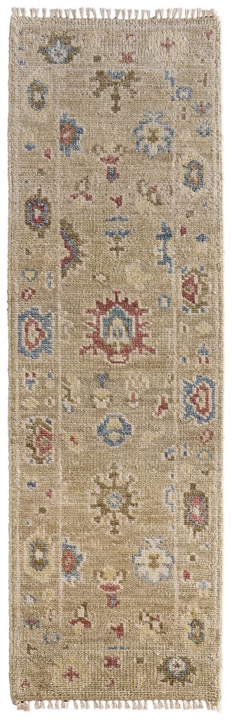 Fillmore Transitional Floral & Botanical, Brown/Tan/Blue