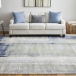 Clio Modern Abstract, Blue/Green/Ivory