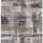 Skyview Modern Abstract, Gray/Taupe/Ivory