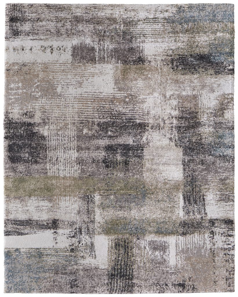 Skyview Modern Abstract, Gray/Taupe/Ivory