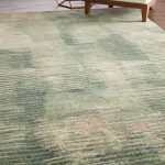 Eden Modern Abstract, Green/Ivory/Brown