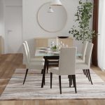 Gilmore Modern Stripes, Ivory/Orange/Gray