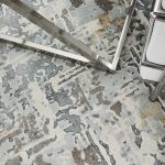 Braden Modern Abstract, Blue/Gray/Brown