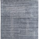 Agape Modern Abstract, Gray/Ivory