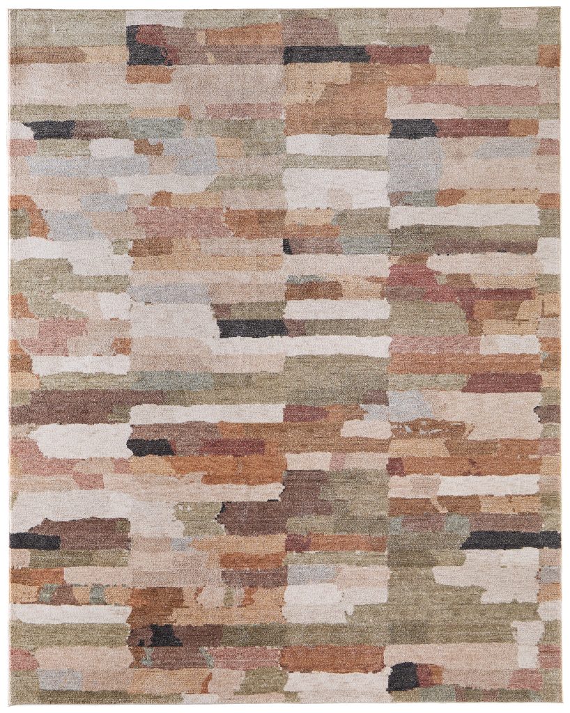 Pearson Modern Abstract, Brown/Tan/Green