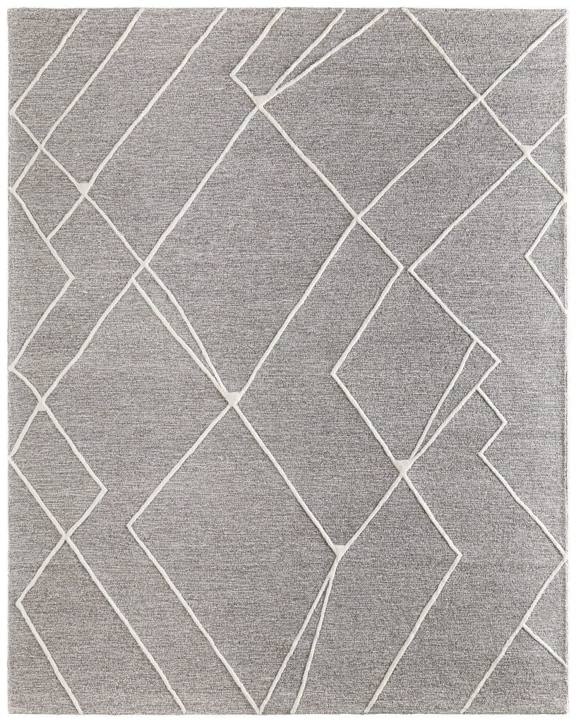 Euclid Transitional Abstract, Taupe/Ivory/Gray