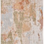 Pearson Modern Abstract, Ivory/Green/Tan