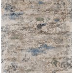 Sonora Modern Abstract, Taupe/Ivory/Blue