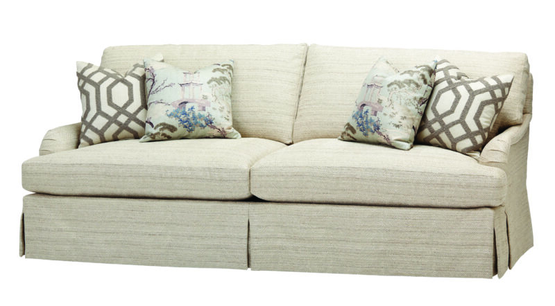 Emma Skirted Two Cushion Sofa