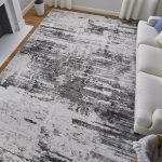 Prasad Modern Abstract, Ivory/Gray/Taupe