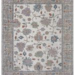 Dartmouth Transitional Floral & Botanical, Ivory/Brown/Blue