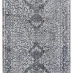Sarrant Transitional Medallion, Gray/Silver/Ivory