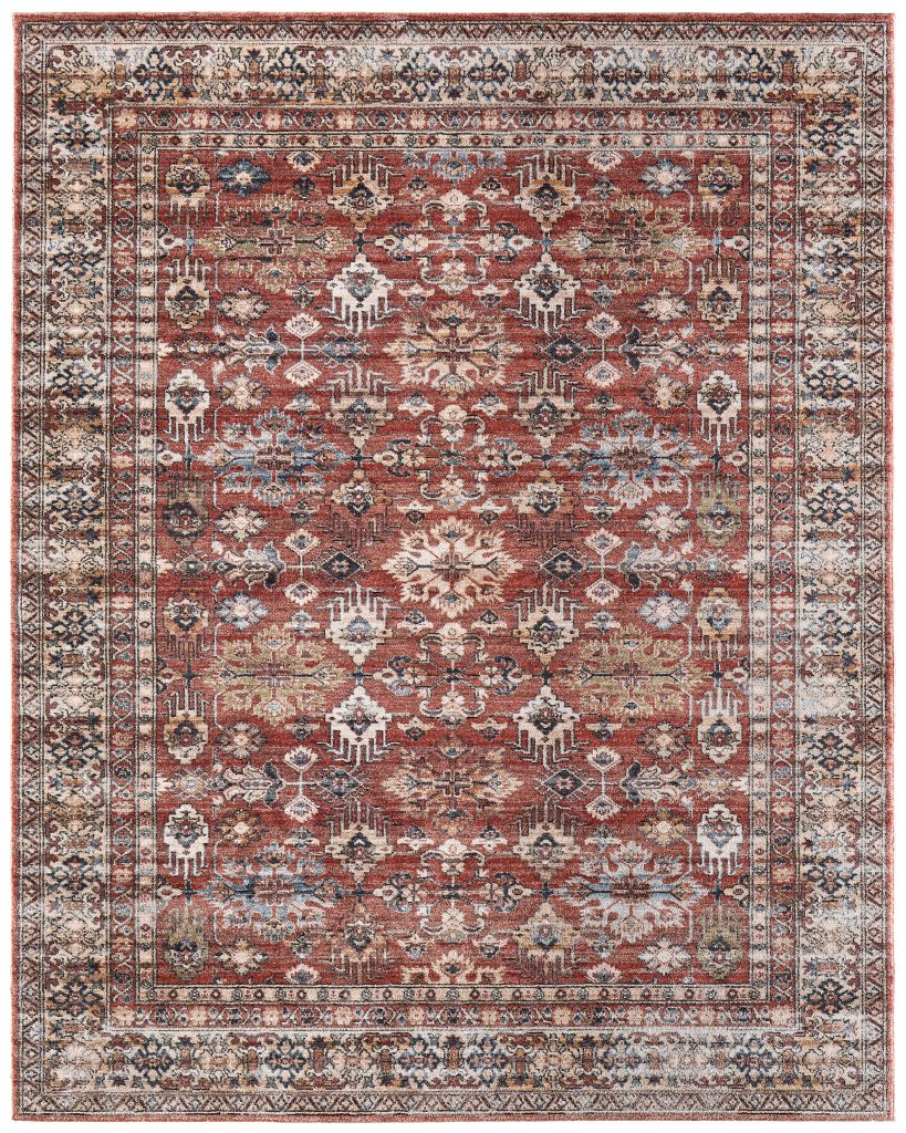 Pearson Traditional Persian, Red/Tan/Blue