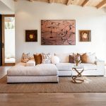 Rene Cazares GRAND CANYON WOOD LEG LAF ISLAND WITH LOW ARM. 203508 at Norwood Furniture