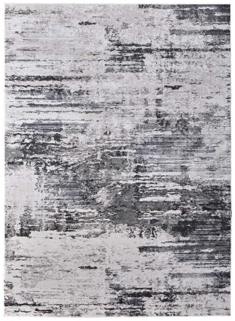 Prasad Modern Abstract, Ivory/Gray/Taupe