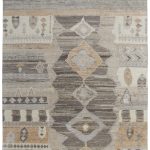 Kasbah Transitional Moroccan, Ivory/Gray/Orange