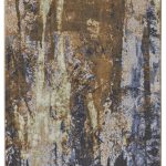 Clio Modern Abstract, Brown/Blue/Ivory