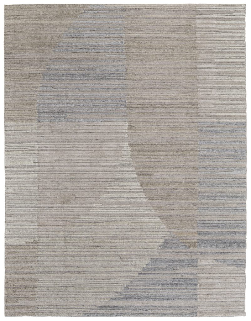 Elias Modern Abstract, Brown/Blue/Tan