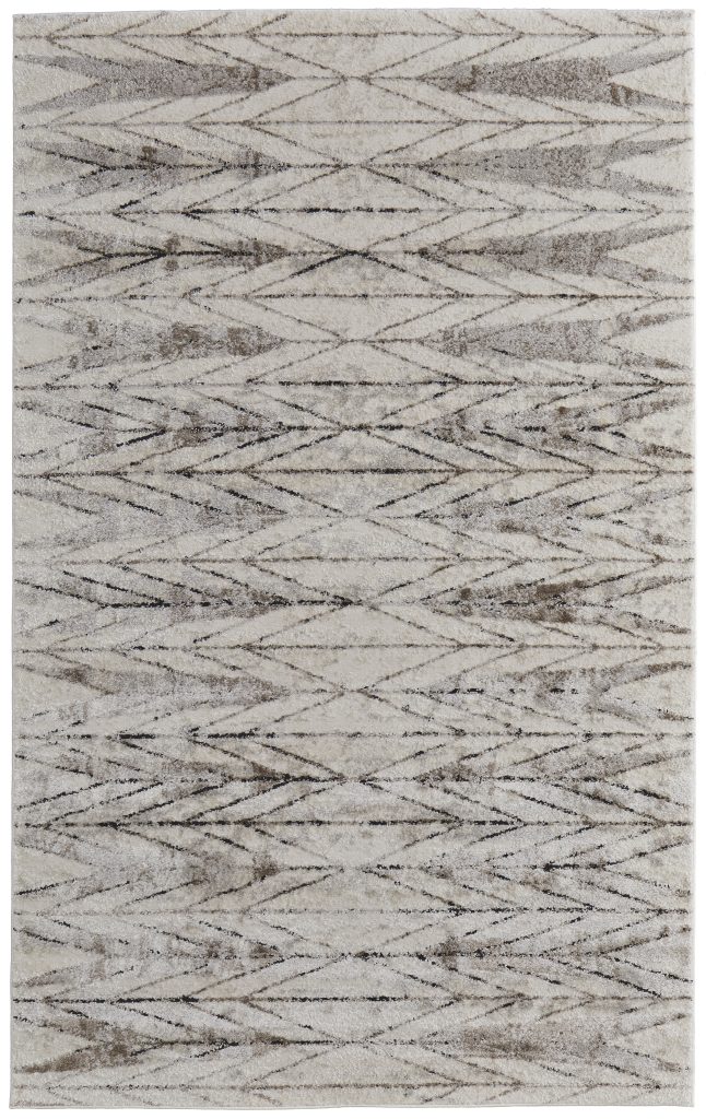 Vancouver Modern Geometric, Ivory/Tan/Brown