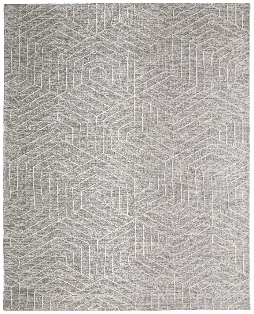 Emerson Modern Abstract, Gray/Ivory