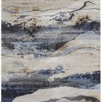 Sonora Modern Abstract, Tan/Blue/Gray