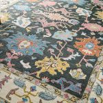 Springfield Traditional Floral & Botanical, Gray/Ivory/Blue