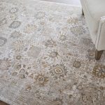 Cadiz Traditional Floral & Botanical, Ivory/Gray/Gold