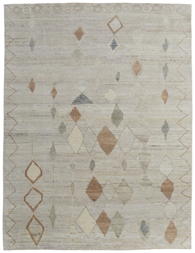 Kasbah Transitional Moroccan, Tan/Orange/Gray