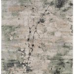Sonora Modern Abstract, Green/Ivory/Tan