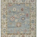 Fillmore Transitional Floral & Botanical, Blue/Ivory/Yellow