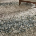 Richmond Modern Abstract, Ivory/Blue/Green