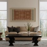 Wallace Modern Geometric, Gray/Ivory