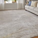 Waldor Modern Abstract, Taupe/Brown/Silver