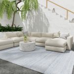 Limerick Modern Solid, Blue/White