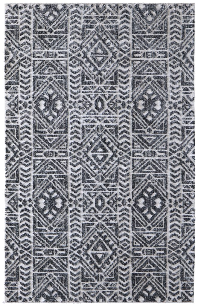 Colton Modern Southwestern, Gray/Black/Ivory