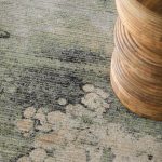 Sonora Modern Abstract, Green/Ivory/Tan