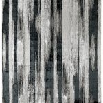 Micah Modern Abstract, Black/Silver/Gray